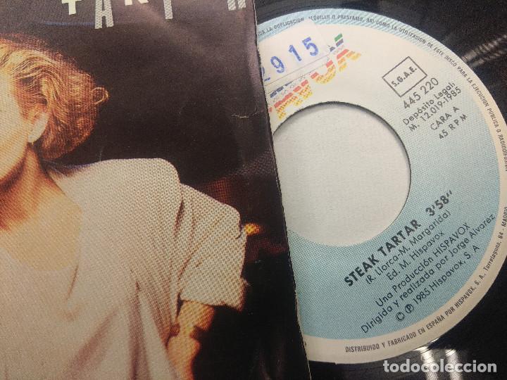 Discos de vinilo: LOS GARRIDOS/STEAK TARTAR/SINGLE. - Foto 2