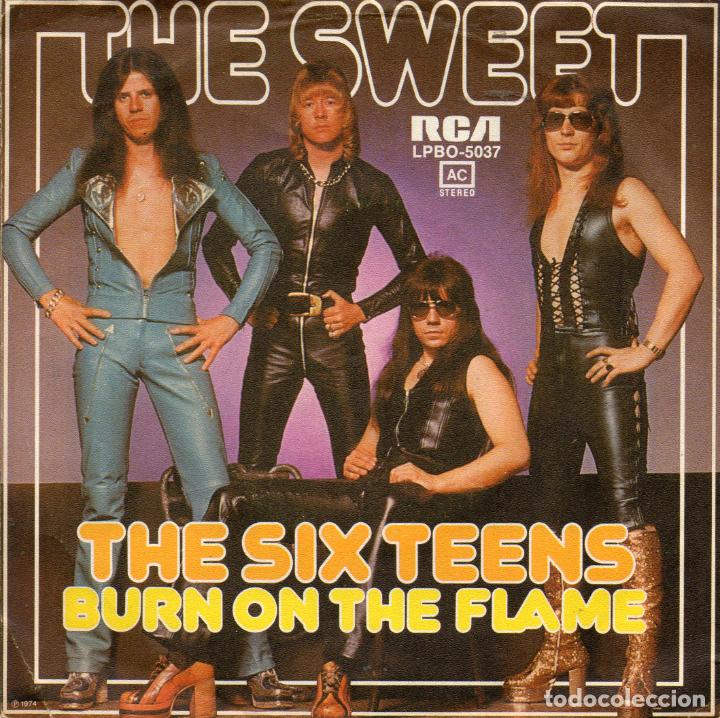 Discos de vinilo: THE SWEET - THE SIX TEENS - SINGLE - Foto 2