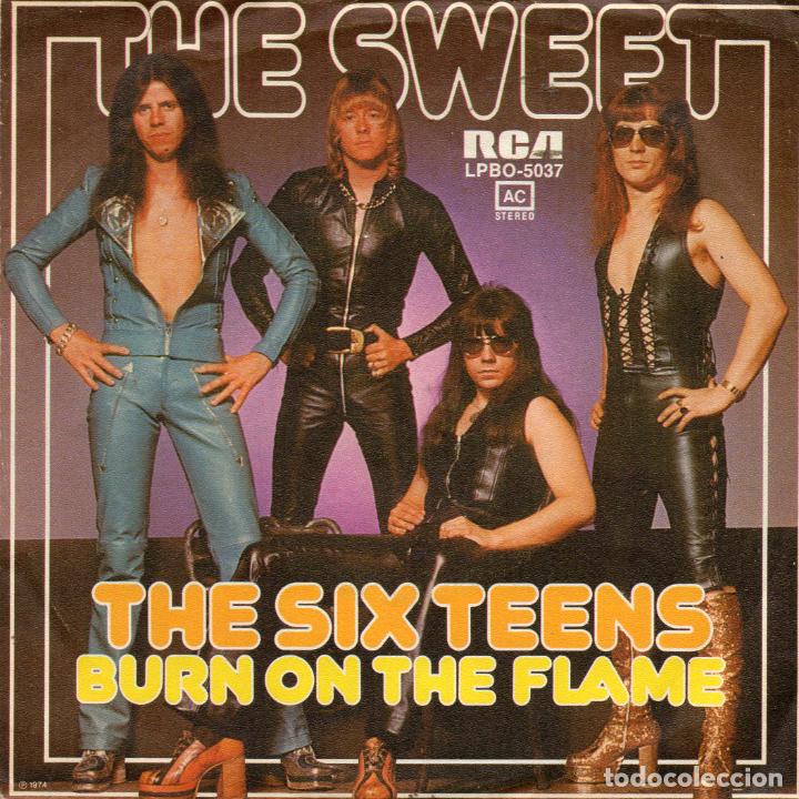 Discos de vinilo: THE SWEET - THE SIX TEENS - SINGLE - Foto 1