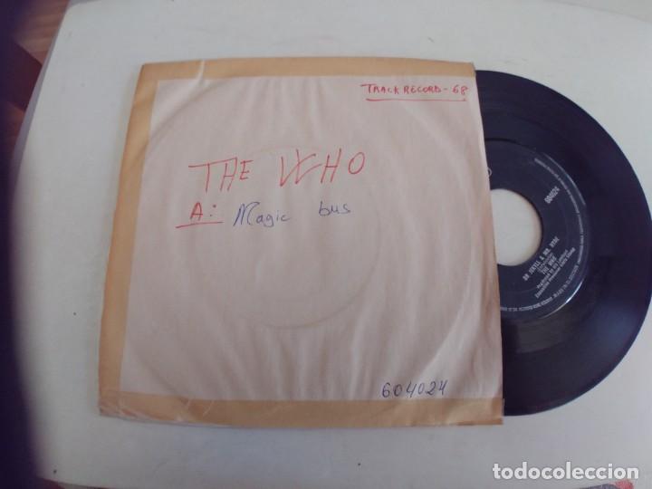 Discos de vinilo: THE WHO-SINGLE MAGIC BUS-SIN PORTADA - Foto 1