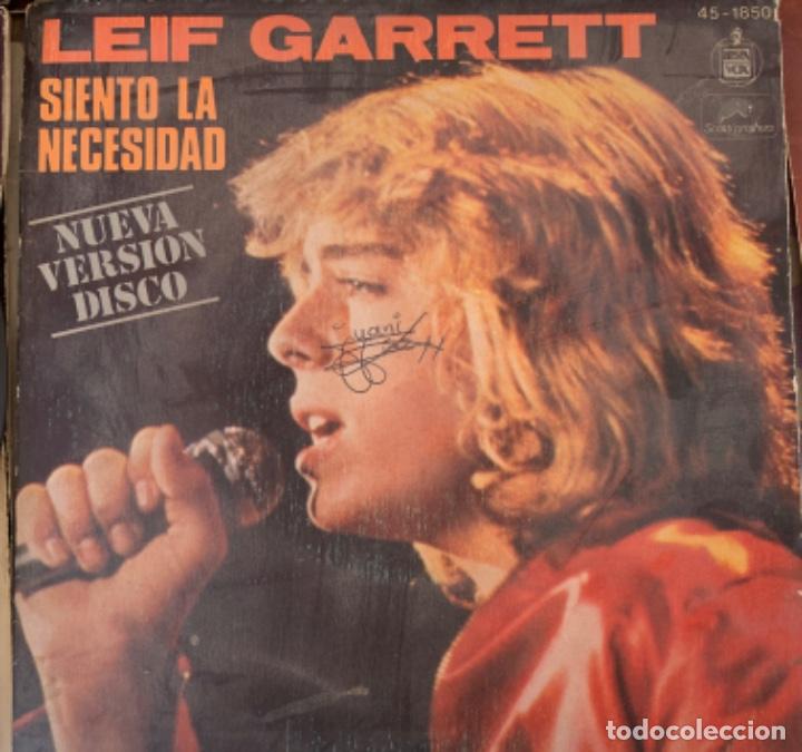 Discos de vinilo: Leif Garret Siento la necesidad