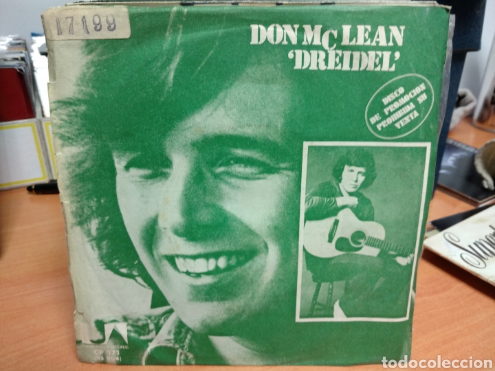 Discos de vinilo: Don McLean - Dreidel (7&rdquo;, Single, Promo) - Foto 1