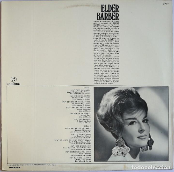 Discos de vinilo: Elder Barber, Elder Barber, Columbia C 7157 - Foto 2