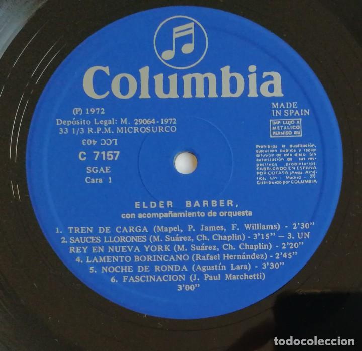 Discos de vinilo: Elder Barber, Elder Barber, Columbia C 7157 - Foto 4
