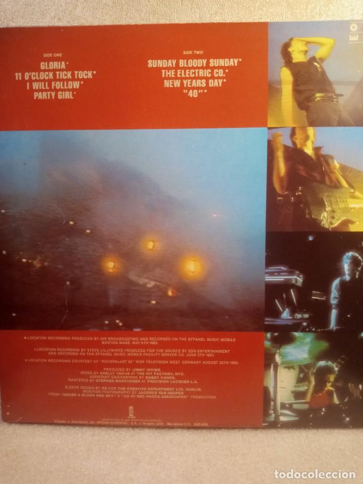 Discos de vinilo: U2 - UNDER A BLOOD RED SKY-LIVE. - Foto 3