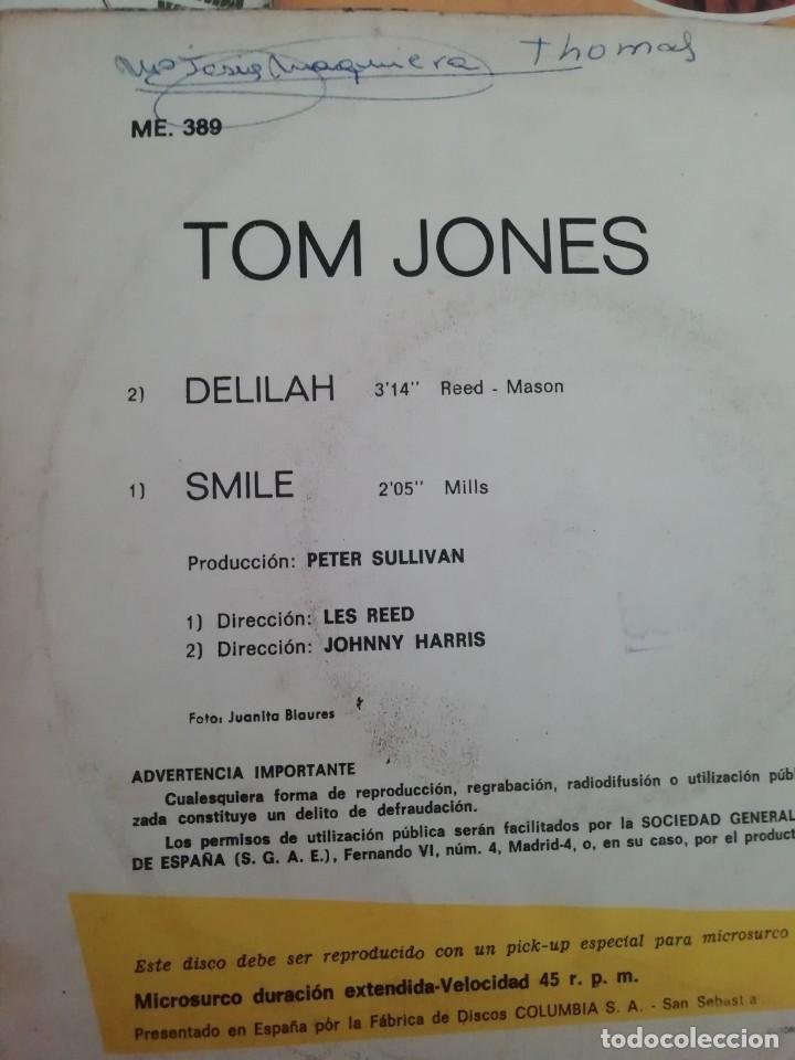 Discos de vinilo: Single Tom Jones delilah - Foto 3
