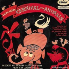 Discos de vinilo: CARNIVAL OF THE ANIMALS - SAINT-SAËNS - CAPITOL RECORDS - 1958