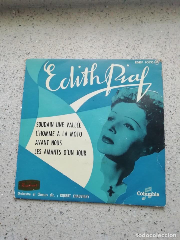 Discos de vinilo: Single Edith piaf soda in une vallee - Foto 1