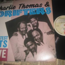 Discos de vinilo: CHARLIE THOMAS AND THE DRIFTERS – HITS LIVE 1988 ZAFIRO – 30112197 EDITADO ESPAÑA. Lote 361867130