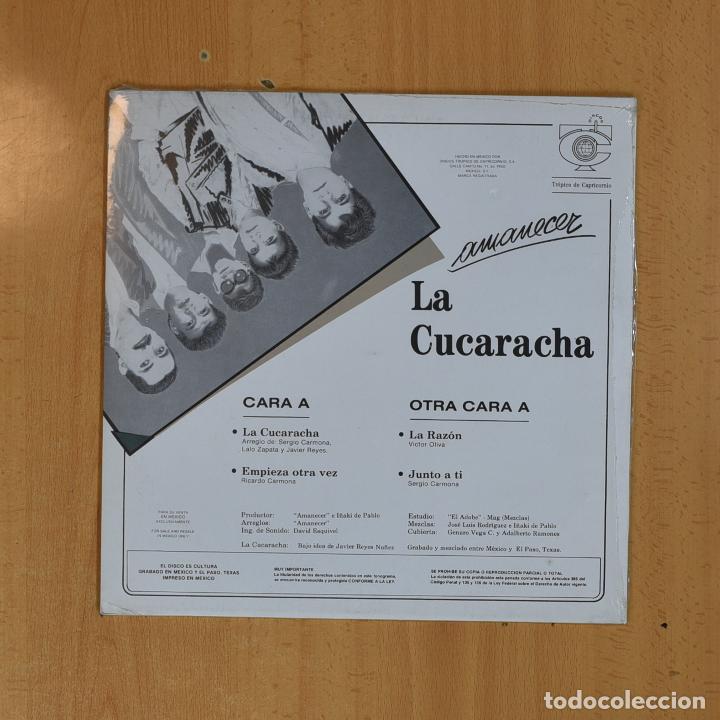 Discos de vinilo: LA CUCARACHA - AMANECER - LP - Foto 2
