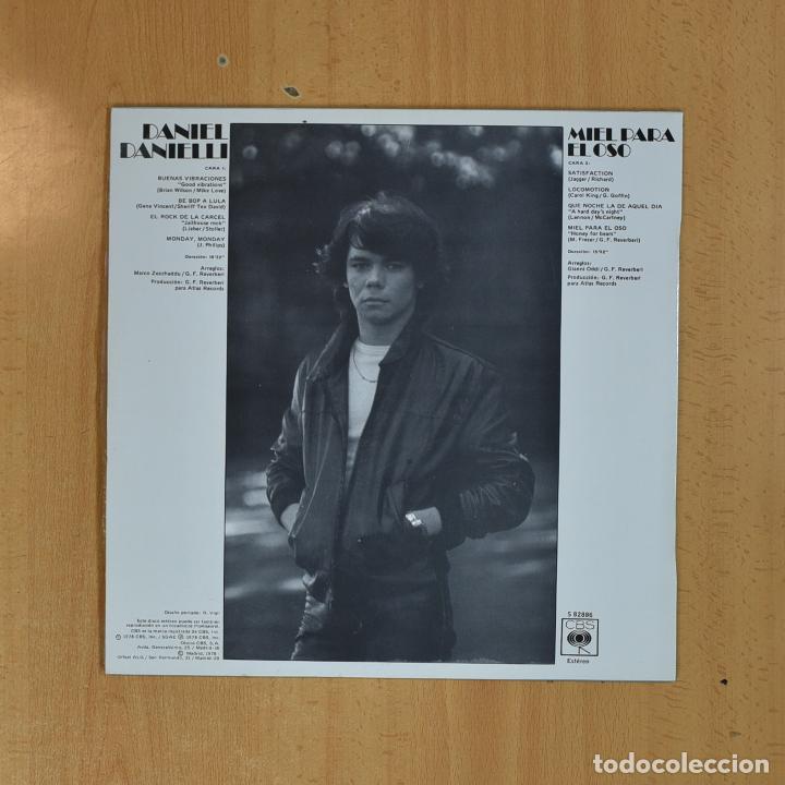 Discos de vinilo: DANIEL DANIELLI - MIEL PARA EL OSO - LP - Foto 2
