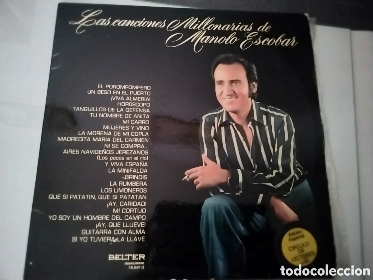 Discos de vinilo: LP Manolo Escobar - Foto 1