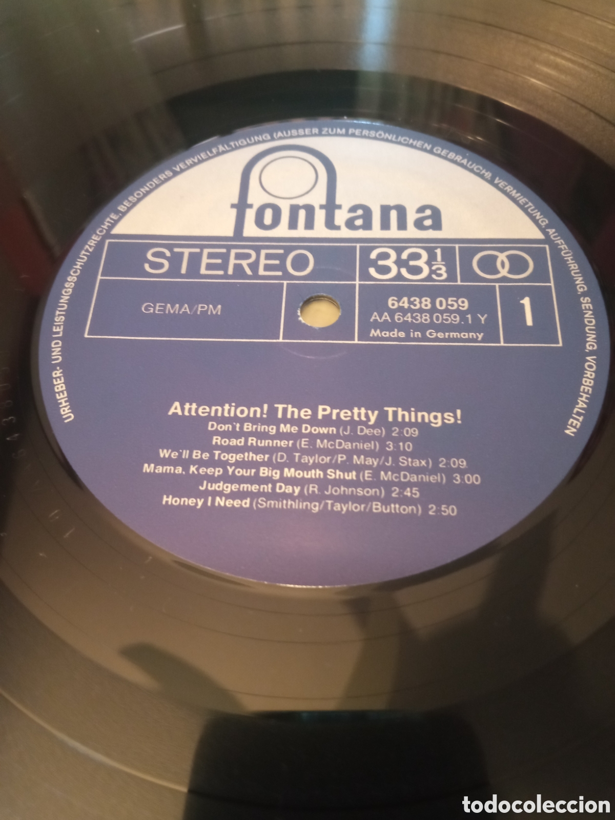 Discos de vinilo: The Pretty Things - Attention Vol 1 - Foto 3