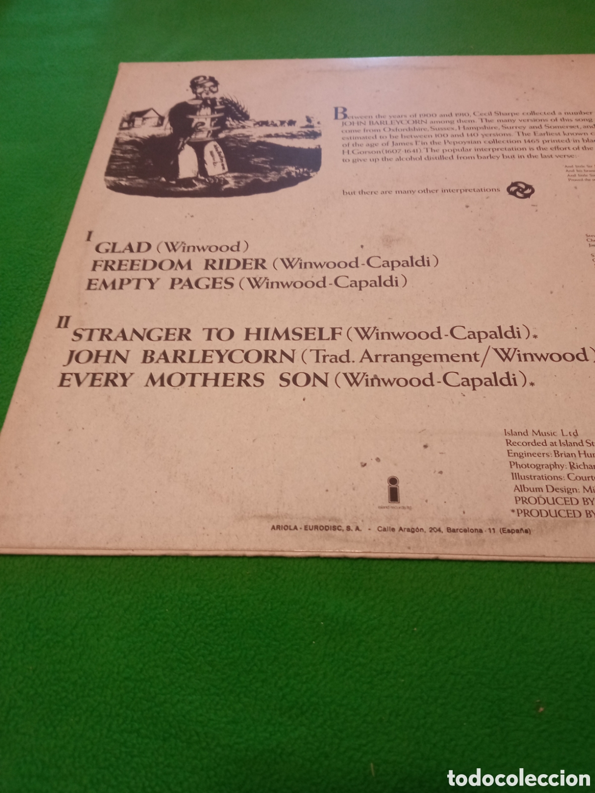 Discos de vinilo: Traffic - John Barleycorn must die. - Foto 2