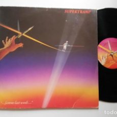 Discos de vinilo: ANTIGUO VINILO / OLD VINYL: SUPERTRAMP, FAMOUS LAST WORDS LP 1982 NEAR MINT. Lote 362059030
