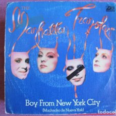 Discos de vinil: THE MANHATTAN TRANSFER - BOY FROM NEW YORK CITY / THE WORD (SINGLE ESPAÑOL, ATLANTIC 1981). Lote 362167820