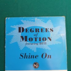 Discos de vinilo: DEGREES OF MOTION FEATURING BITI* – SHINE ON. Lote 362176305