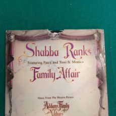 Discos de vinilo: SHABBA RANKS FEATURING PATRA & TERRI & MONICA – FAMILY AFFAIR. Lote 362178125