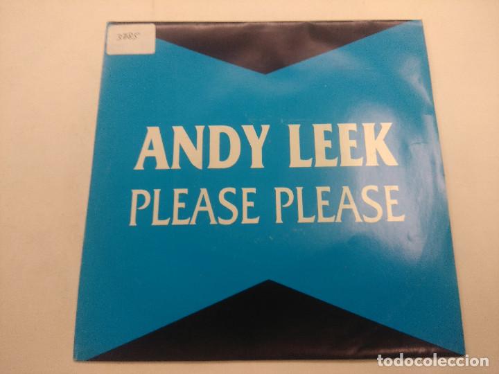 Discos de vinilo: ANDY LEEK/PLEASE PLEASE/SINGLE PROMOCIONAL. - Foto 1