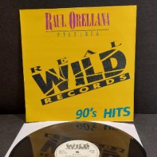 Discos de vinilo: RAUL ORELLANA / 90'S HITS / LP - REAL WILD RECORDS-1989 / MBC. ***/***. Lote 362195555