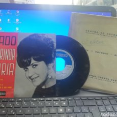 Discos de vinilo: FLORINDA MARÍA EP FADO MALVA ROSA + 3 DEDICADO POR ELLA PORTUGAL 1968 EN PERFECTO ESTADO. Lote 362205930
