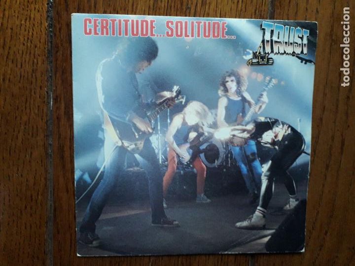 Discos de vinilo: Trust - certitude....solitude + les templiers - Foto 1