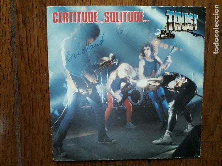Discos de vinilo: Trust - certitude.... solitude + les templiers - Foto 1