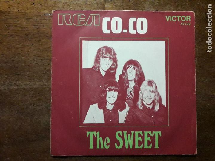 Discos de vinilo: The Sweet - co-co + done me wrong all right - Foto 1