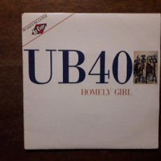 Discos de vinilo: UB 40 - HOMELY GIRL + GATOR (INSTRUMENTAL). Lote 362230750