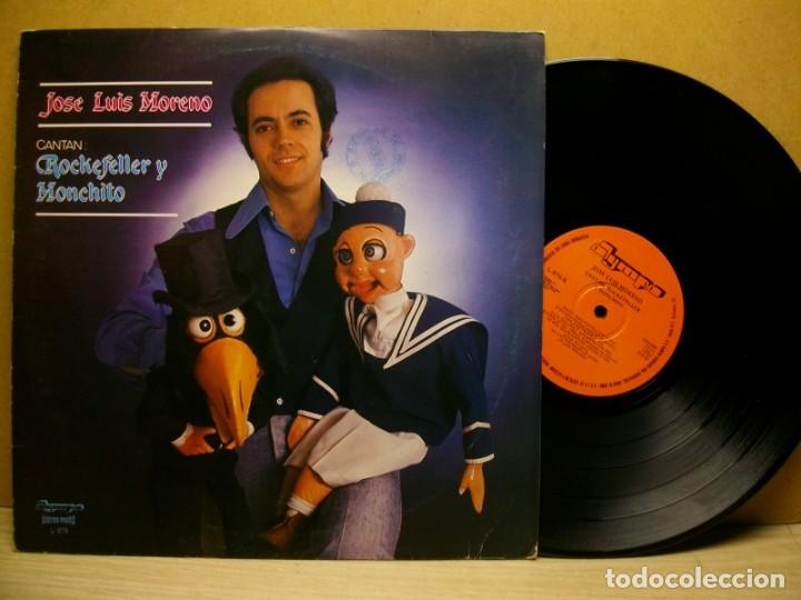 Discos de vinilo: Jose Luis Moreno &ndash; Cantan: Rockefeller Y Monchito LP - Foto 1