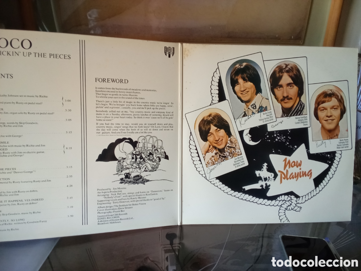 Discos de vinilo: POCO 1969 Primer LP Reedic EDSEL RECORDS. Nuevo - Foto 6