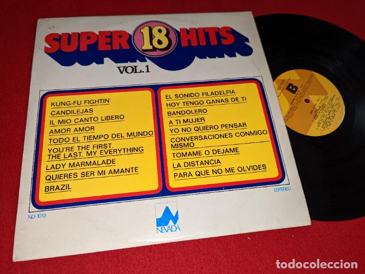 Disques de vinyle: SUPER 18 HITS Vol.1 LP 1976 Nevada ESPA&Ntilde;A