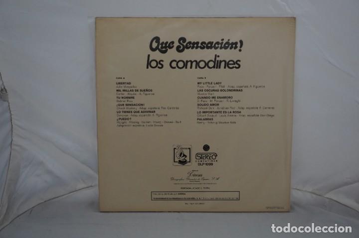 Discos de vinilo: Vinilo LP - LOS COMODINES - QUE SENSACION! - Foto 3