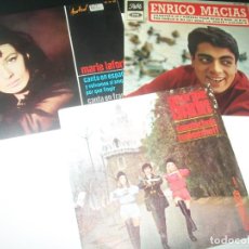 Discos de vinilo: LOTE DE 3 EP´S DE FRANCIA - MARIE LAFORET , CANTA EN ESPAÑOL, ENRICO MACIAS Y GEORGIE DANN Y CASATSC. Lote 362328850