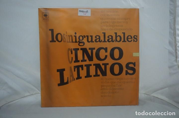Discos de vinilo: Vinilo LP - LOS INIGUALABLES CINCO LATINOS - Foto 1