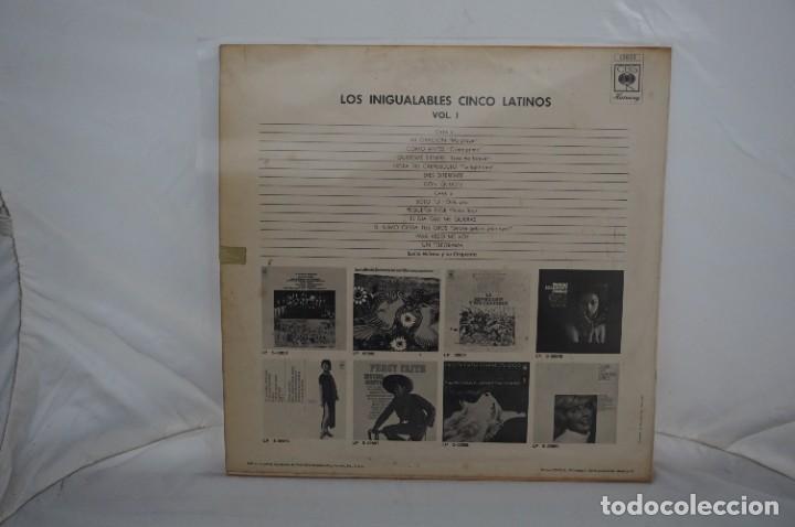 Discos de vinilo: Vinilo LP - LOS INIGUALABLES CINCO LATINOS - Foto 3