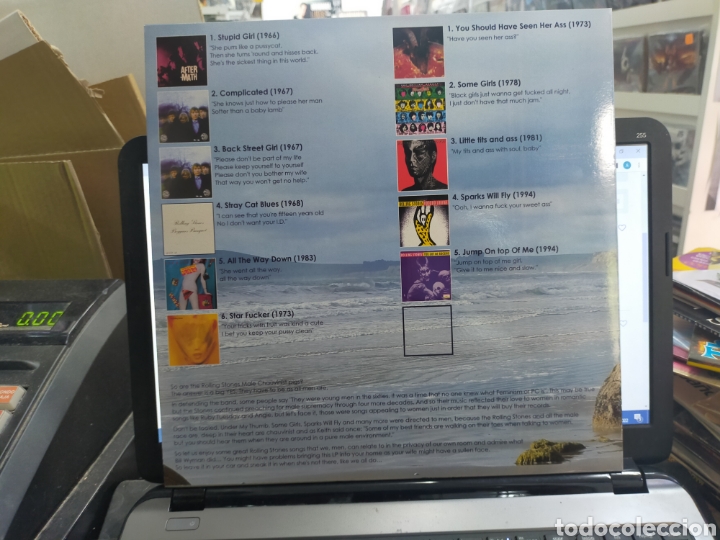 Discos de vinilo: Rolling Stones LP fuck me too - Foto 2