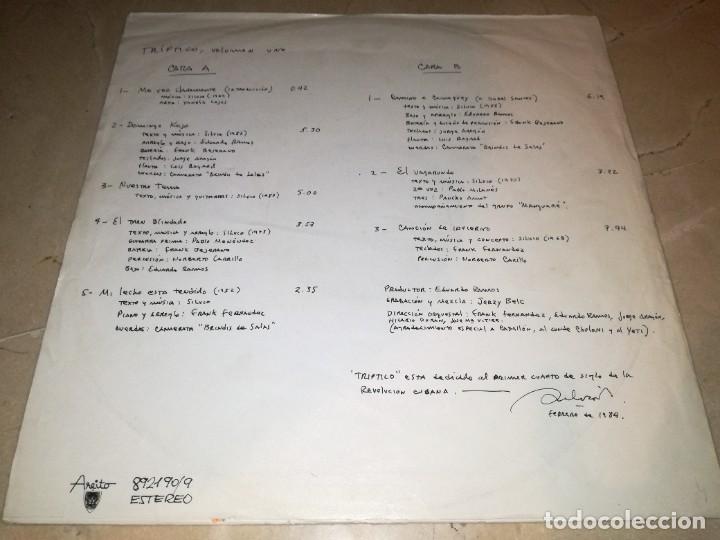 Discos de vinilo: SILVIO RODRIGUEZ-TRIPTICO VOL 1 - Foto 2