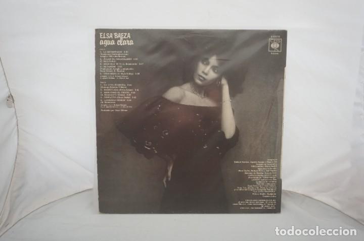 Discos de vinilo: Vinilo LP - ELSA BAEZA - AGUA CLARA - Foto 3