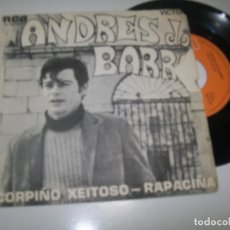Dischi in vinile: ANDRES DO BARRO - CORPIÑO XEITOSO + RAPACIÑA SINGLE DEL AÑO 1970 - RCA. Lote 362344535