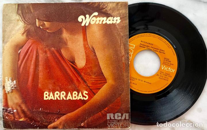 Discos de vinilo: BARRABAS, WOMAN. SINGLE ORIGINAL ESPA&Ntilde;A - Foto 1