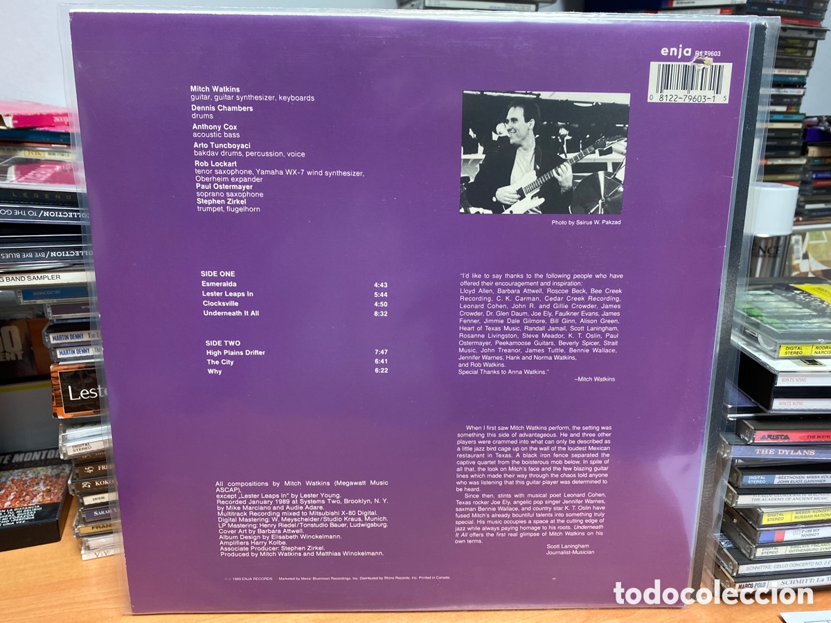 Discos de vinilo: Mitch Watkins - Underneath It All (LP, Album) - Foto 2