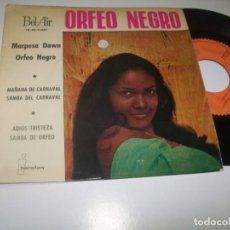 Discos de vinilo: MARPESA DAWN - ORFEO NEGRO, MAÑANA DE CARNAVAL + 3 ..EP AÑO 1960 - BEROFON. Lote 362357460