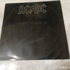 Dischi in vinile: LP AC/DC BACK IN BLACK. Lote 362384070