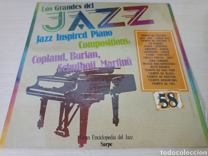 Disques de vinyle: VINILO LP, LOS GRANDES DEL JAZZ N&deg;58, PRECINTADO