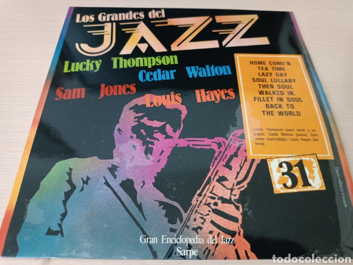 Discos de vinilo: VINILO LP, LOS GRANDES DEL JAZZ N&deg;31,