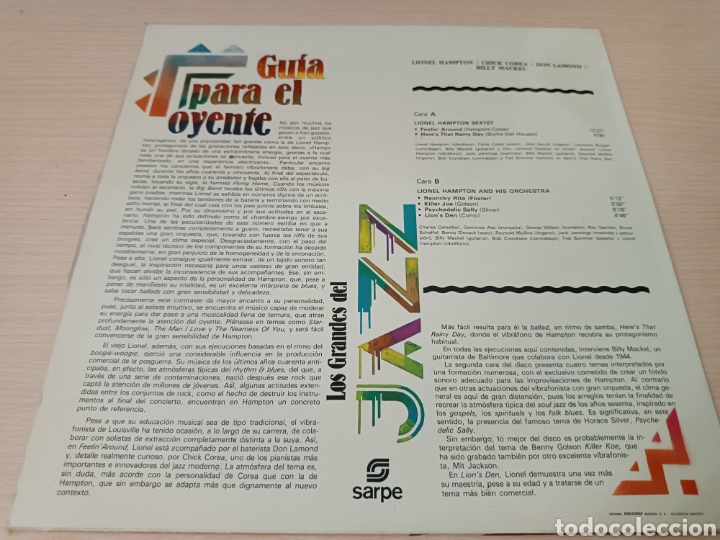 Discos de vinilo: VINILO LP, LOS GRANDES DEL JAZZ N&deg;36, - Foto 2