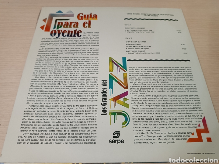 Discos de vinilo: VINILO LP, LOS GRANDES DEL JAZZ N&deg;8, - Foto 2