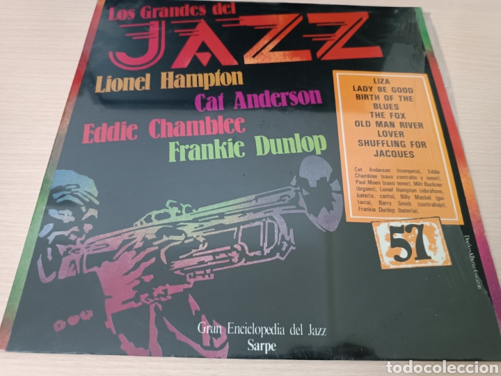 Discos de vinilo: VINILO LP, LOS GRANDES DEL JAZZ N&deg;57 - Foto 1