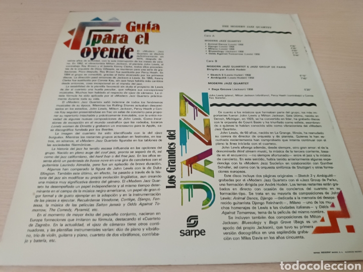 Discos de vinilo: VINILO LP, LOS GRANDES DEL JAZZ N&deg;5 - Foto 2